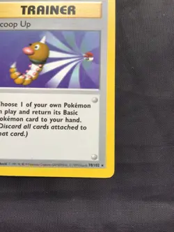 Pokemon Cards: Base Set Shadowless Rare: Scoop Up 78/102 - Image 4