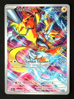 Zeraora 151/142 - S&V Stellar Crown - Illustration Rare IR - Pokemon TCG Card NM - Image 1