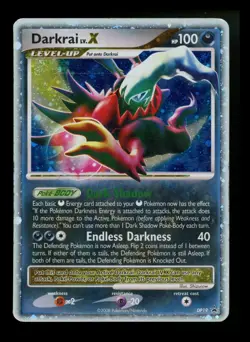 Darkrai LV.X DP19 Black Star Promo 2008 Holo Rare Pokemon Card TCG - Image 1