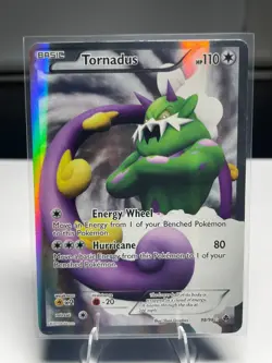 Pokemon TCG Tornadus Emerging Powers Holo Full Art Ultra Rare Card 98/98 LP - Image 1