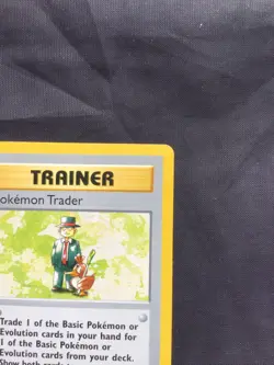 Pokemon Cards: Base Set Shadowless Rare: Pokemon Trader 77/102 - Image 3