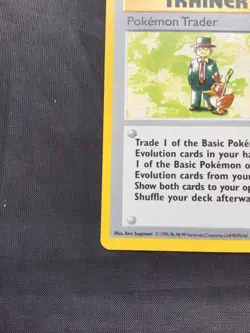 Pokemon Cards: Base Set Shadowless Rare: Pokemon Trader 77/102 - Image 5