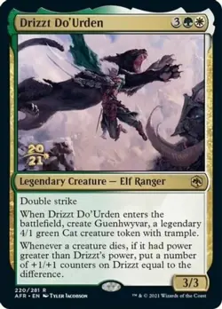 Drizzt Do'Urden - Foil - Prerelease Promo - Prerelease Cards - Near Mint - Image 1