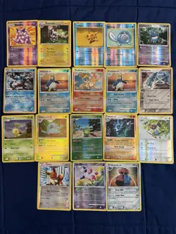 Pokemon Mid Era Holo And Reverse Holo 18 Card Lot - Image 1