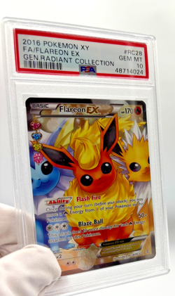Pokemon Cards - PSA 10 Flareon Ex RC28/RC32 - Gen Radiant Collection XY - GEM MT - Image 3
