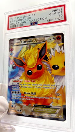 Pokemon Cards - PSA 10 Flareon Ex RC28/RC32 - Gen Radiant Collection XY - GEM MT - Image 5