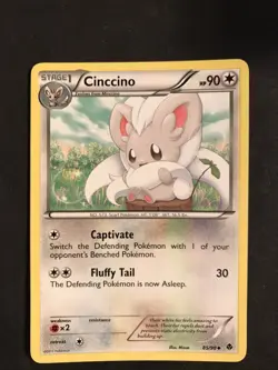 Cinccino 85/98 - Emerging Powers - Uncommon - Pokemon Card TCG - Image 1