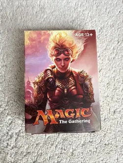 Open Box - Magic the Gathering Red Mage Starter Deck 2017, 60 Cards, Guide Etc - Image 1