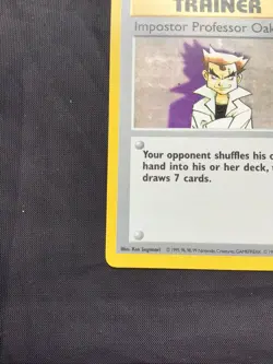 Pokemon Cards: Base Set Shadowless Rare: Impostor Professor Oak 73/102 - Image 5