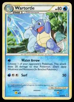 Wartortle 42/95 Uncommon Unleashed Pokemon Card - Image 1
