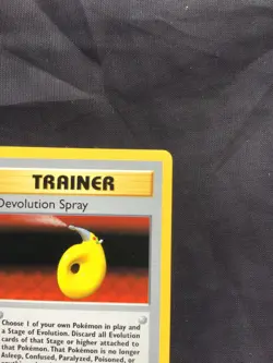 Pokemon Cards: Base Set Shadowless Rare: Devolution Spray 72/102 - Image 3