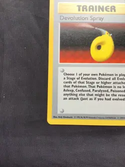 Pokemon Cards: Base Set Shadowless Rare: Devolution Spray 72/102 - Image 5