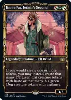MTG English Jinnie Fay, Jetmir's Second (Gilded Foil) NM Foil - Image 1