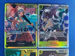 Yamato One Piece TCG 4-card lot OP04 Super Rare+OP06/ST09 Leader - ships PWE - Image 3