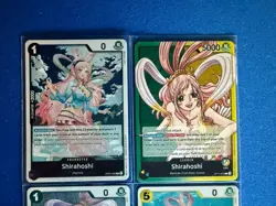Shirahoshi One Piece TCG 4-card lot OP11 Leader/Rare+much more - ships PWE - Image 3