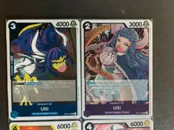 Ulti One Piece TCG 4-card lot OP01/OP04 Rare+OP08/ST09 Common+ - ships PWE - Image 3