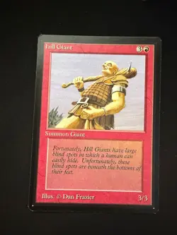 Magic the Gathering: Beta Hill Giant MTG Beta - Image 1