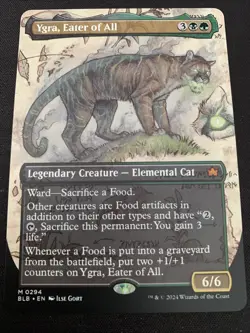 Ygra, Eater of All (Borderless) Bloomburrow Regular - Image 1