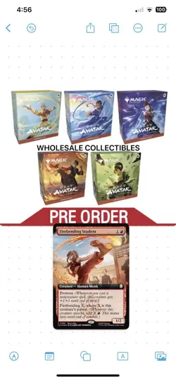 (5) MTG Avatar: Last Airbender PRERELEASE Box LOT Magic the Gathering + BONUS - Image 1