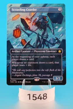 MTG Scrawling Crawler (Borderless) Foundations Regular #354 - Image 1