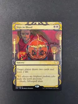 Sign in Blood - Strixhaven: Mystical Archives - MTG - MAGIC THE GATHERING - Image 1