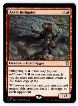 Agate Instigator 21 Commander: Bloomburrow LP - Image 1