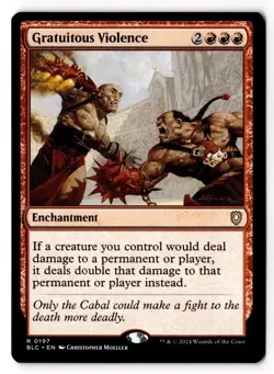 Gratuitous Violence 197 Commander: Bloomburrow LP - Image 1