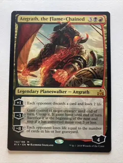 Angrath, the Flame-Chained Rivals of Ixalan MTG LP - Image 1