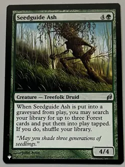 MTG Lorwyn Seedguide Ash Creature - Treefolk Druid UNCOMMON REGULAR #235 - Image 1