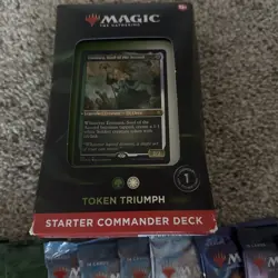 Magic the gathering Sealed lot of packs and commander deck New - Image 3