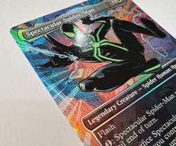 Spectacular Spider-Man Spiderman 0238 Borderless Textured Foil Near Mint MTG SPM - Image 3