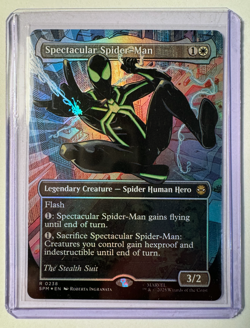 Spectacular Spider-Man Spiderman 0238 Borderless Textured Foil Near Mint MTG SPM - Image 4