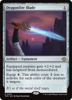 x1 Dragonfire Blade R MTG Tarkir: Dragonstorm M/NM, English #0240 - Image 1