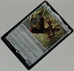 MTG Marvel’s Spider-Man Iron Spider Legendary Artifact Creature RARE FOIL #0166 - Image 3