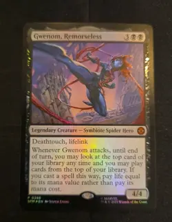 Magic The Gathering - Marvel’s Spider-man: Gwenom, Remorseless Mythic Rare Foil - Image 1