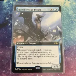Hammerhead Tyrant (REGULAR) x1 - MTG Tarkir: Dragonstorm Commander TDC #61 - Image 1