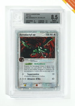Pokemon BGS 8.5 Aerodactyl Ex #94 Holo EX Tempesta di Sabbia 2003 Italiano - Image 1