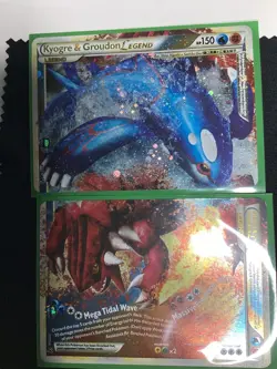 Pokemon TCG Kyogre & Groudon LEGEND (Both Halves) Undaunted 87+88/90 Holo - Image 5