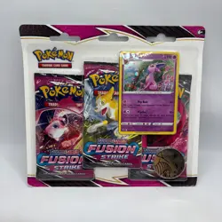 Pokemon TCG - SWSH Fusion Strike 3 Pack Blister (Espeon) - New/Sealed - Image 1