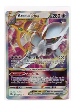 Arceus VSTAR 123/172 Ultra Rare Holo Brilliant Stars Pokemon TCG - Image 1