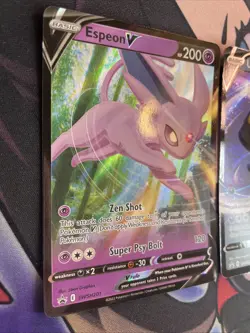 Pokemon Sword & Shield Umbreon V #SWSH203 & Espeon V #SWSH201 Black Star Promo - Image 3