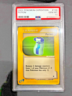 2002 POKEMON EXPEDITION #156 POTION PSA 10 GEM MINT - Image 1