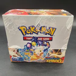 Sealed Pokemon TCG Scarlet & Violet Surging Sparks SV08 Booster Box TM0040 - Image 1