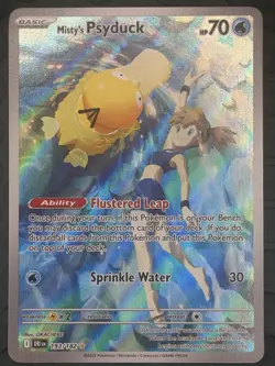 2025 Pokemon Misty's Psyduck Illustration Rare Destined Rivals 193/182 NM - Image 2
