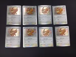 Pokemon Eevee #200 Black Star Promo Lot of 8 Holo Mint (English) TCG - Image 1