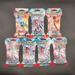 7- Pokemon TCG Paradox Rift Sealed Booster Packs SV04 TM0045 - Image 1