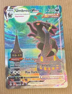 Pokemon TCG Umbreon VMAX Evolving Skies Alt Art Moonbreon NM/Mint 215/203 - Image 1