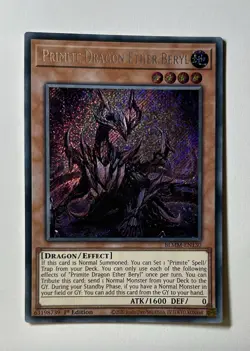 Primite Dragon Ether Beryl 1st Edition Ultra Rare BLMM-EN130 Yu-Gi-Oh MINT - Image 1