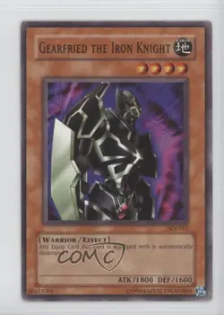 Gearfried the Iron Knight Unlimited YuGiOh Starter Deck Joey #SDJ-012 2003 - Image 1