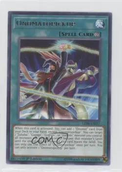 Onomatopickup (R) 1st Ed. YuGiOh Legendary Duelists: Magical Hero #LED6-EN037 - Image 1